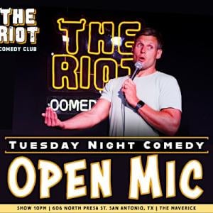 Riot Comedy Club presents Tuesday Night Standup Comedy Open Mic
