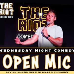 Riot Comedy Club presents Wednesday Night Standup Comedy Open Mic