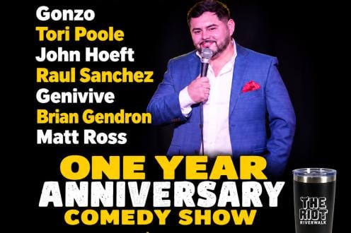Riot Riverwalk One Year Anniversary Comedy Show & Champagne Toast