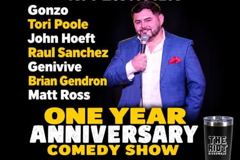 Riot Riverwalk One Year Anniversary Comedy Show & Champagne Toast